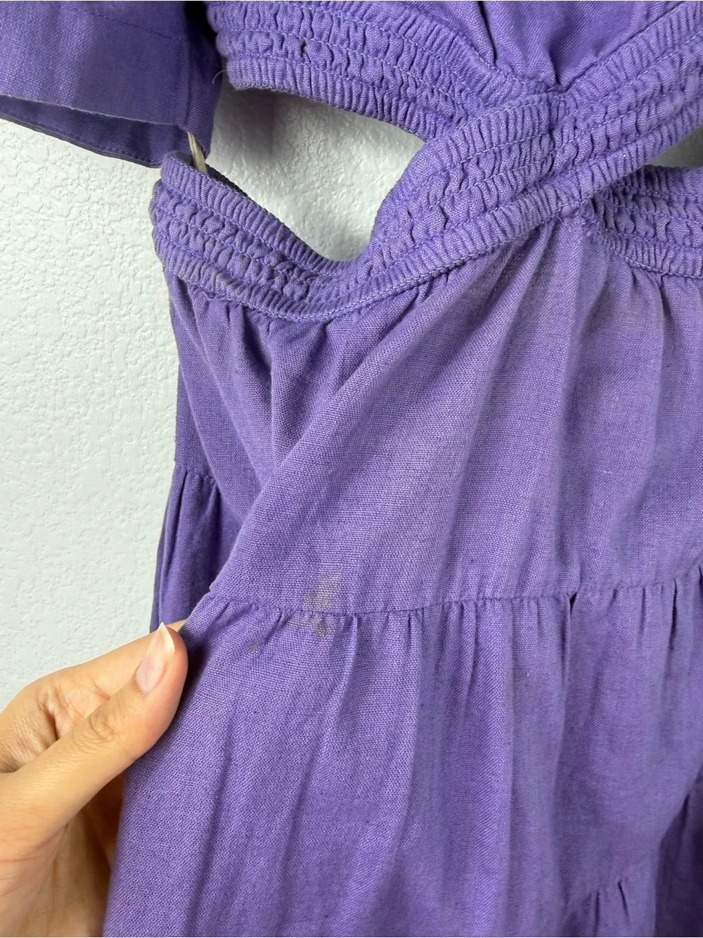 FREE PEOPLE Cross of Sunlight Mini Dress size S